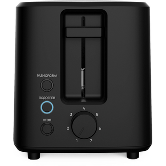  Тостер Vitek Gracia VT-T1000 черный/серебристый 