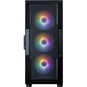  Корпус ZALMAN i3 Neo V2, ATX, Black, Front Mesh, Window, 2xCombo (3.5" or 2.5"), 1x2.5", 1xUSB Type C, 1xUSB3.0, Front 3x120mm FRGB, Rear 1x120mm FRGB 