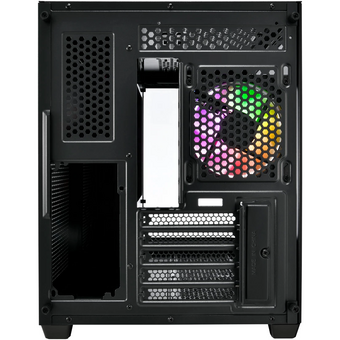  Корпус FSP S380-BA, mATX Minitower, Black 