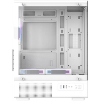  Корпус Formula Crystal Z1CM v2 (crystal z1cm white v2), без БП, mATX, белый 