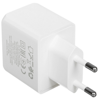  Зарядное устройство HOCO CS12A Ocean 1USB 18Вт, QC, FCP, AFC, кабель Type-C белый 