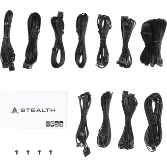  Блок питания Chieftec Stealth SPX-1200-FC (ATX 3.1, 1200W, 80 Plus Platinum, Active PFC, 135mm fan, Gen5 PCIe, Full Cable Management) Retail 