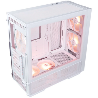  Корпус 1STPLAYER AU7 ARGB White (AU7-WH-2FA7-14-W-2FA7R-W-1FA7-W) / ATX / 2x140mm 3x120mm ARGB fans 