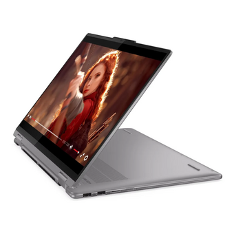  Ноутбук Lenovo Yoga 7 2-in-1 16AHP9 (83DM0006US)16"(1920x1200 IPS)/Touch/AMD Ryzen 8840HS(3.8Ghz)/16384Mb/512PCISSDGb/noDVD/Int:AMD Radeon 780M/Cam/BT 