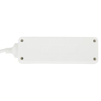  Удлинитель сетевой SONNEN U-131 (511428) 3 розетки, без заземления, 6А, 1,8м, белый 