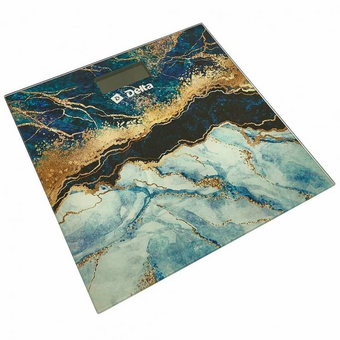  Весы напольные DELTA D-9014 Синий оникс 