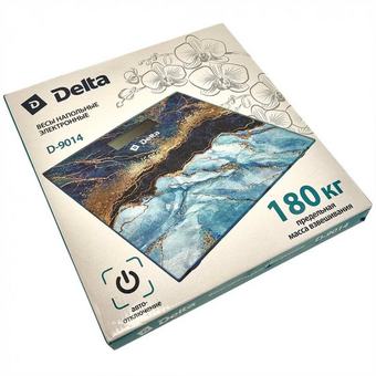  Весы напольные DELTA D-9014 Синий оникс 
