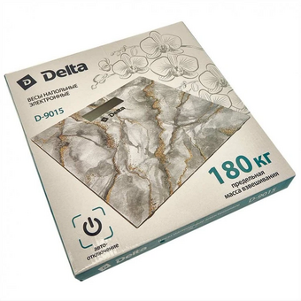  Весы напольные DELTA D-9015 Белый мрамор 
