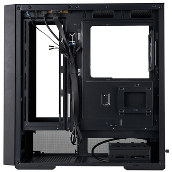  Корпус 1STPLAYER AU7 ARGB Black (AU7-BK-2FA7-14-2FA7R-1FA7) / ATX / 2x140mm 3x120mm ARGB fans 