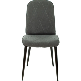  Стул Бюрократ CH-K13_2 серый Alfa 44 металл черный на ножках 