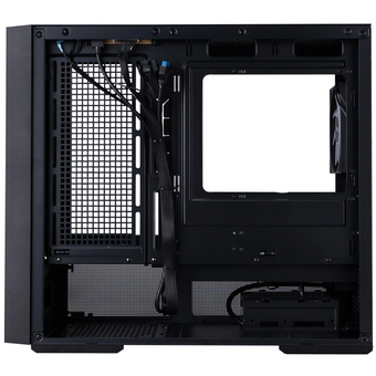  Корпус 1STPLAYER AU6 ARGB Black (AU6-BK-2FA7-14-2FA7R-1FA7) / mATX / 2x140mm 3x120mm ARGB fans 