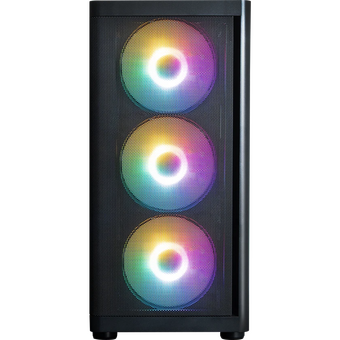  Корпус ZALMAN M4 SE, MATX, Black, Window, 1xCombo (3.5'' or 2.5''), 1x3.5", 2x2.5", 2xUSB2.0,1xUSB3.0, Front 3x120mm FRGB, TOP 2x120mm FRGB 