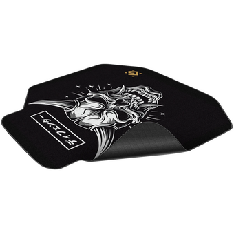  Напольный игровой ковер Defender Motion 50573 черный/белый+принт Череп 