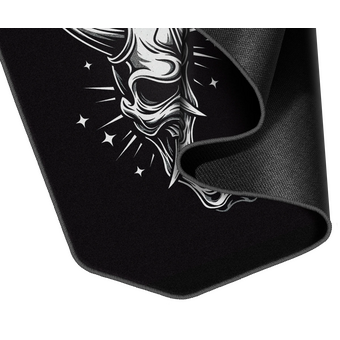  Напольный игровой ковер Defender Motion 50573 черный/белый+принт Череп 