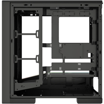  Корпус Powercase Intro (CJ235IB-F0), TG, Type-C, W/O Fans, чёрный, ATX 