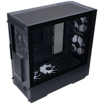  Корпус 1STPLAYER AU7 ARGB Black (AU7-BK-2FA7-14-2FA7R-1FA7) / ATX / 2x140mm 3x120mm ARGB fans 