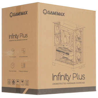  Корпус GameMax Infinity Plus без БП White 