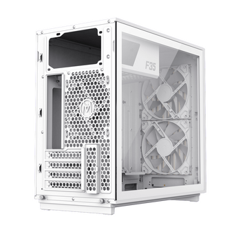  Корпус GameMax F35 WW без БП White 