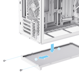  Корпус GameMax F35 WW без БП White 