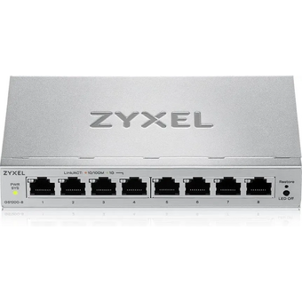  Коммутатор управляемый Zyxel GS1200-8V3-EU0101F (L2) 8x1Гбит/с 