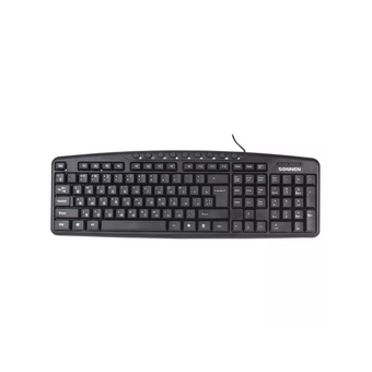  Клавиатура проводная SONNEN KB-8137 (512652) черная 