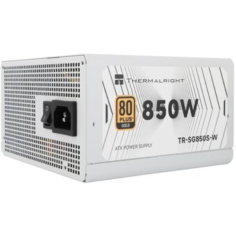  Блок питания Thermalright TR-SG 850S-W, 850W, 80+ Gold (ATX, 3.1, PCIe 5.1, Non-modular, 1x24(20+4)pin, 1xCPU 8(4+4)pin, 2xPCIe*2) 