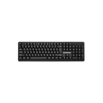  Клавиатура беспроводная SONNEN 1065 (513951) черная 