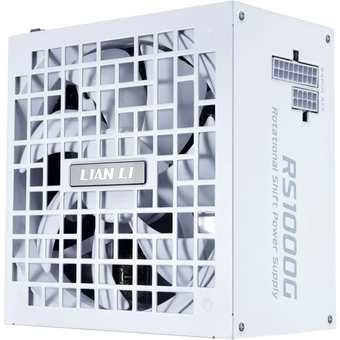  Блок питания Lian Li RS1000G (G9P.RS1000G.W000.RU) / White / ATX 3.1, 1000W, 80 Plus Gold, PCIe 5.1, APFC, 135mm FDB Fan, Fully Modular 