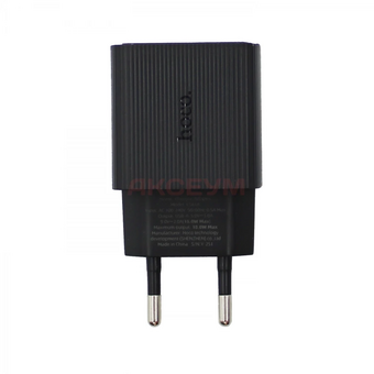  СЗУ HOCO CS81A Excellent single port QC3.0 charger with digital display (EU) черный 