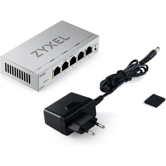  Коммутатор управляемый Zyxel GS1200-5V3-EU0101F (L2) 5x1Гбит/с 