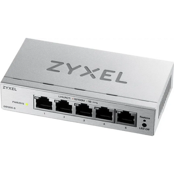  Коммутатор управляемый Zyxel GS1200-5V3-EU0101F (L2) 5x1Гбит/с 