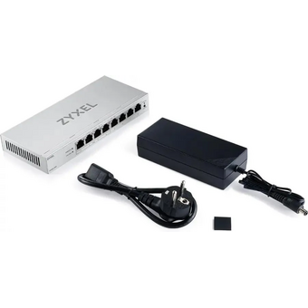  Коммутатор управляемый Zyxel GS1200-8HPV3-EU0101F (L2) 8x1Гбит/с 4PoE+ 68W 