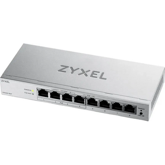  Коммутатор управляемый Zyxel GS1200-8HPV3-EU0101F (L2) 8x1Гбит/с 4PoE+ 68W 