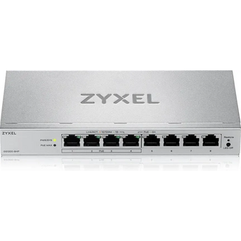  Коммутатор управляемый Zyxel GS1200-8HPV3-EU0101F (L2) 8x1Гбит/с 4PoE+ 68W 
