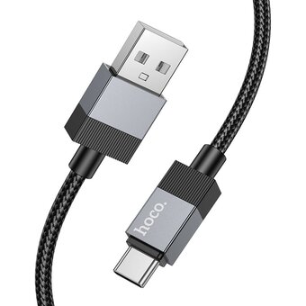  Дата-кабель HOCO X110 Honorific charging data cable Type-c Black 