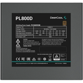  Блок питания Deepcool PL800D (R-PL800D-FC0B-EU) 
