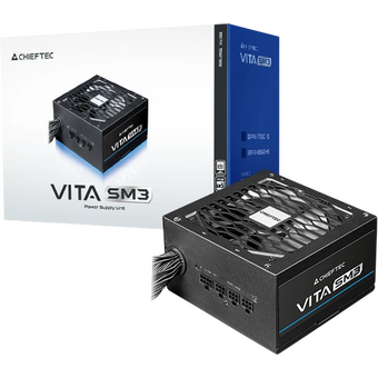  Блок питания Chieftec BPX-650-C ATX 650W Vita SM3 BPX-650-C 80+ bronze (20+4pin) APFC 120mm fan 6xSATA RTL 