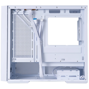  Корпус 1STPLAYER AU6 ARGB White (AU6-WH-2FA7-14-W-2FA7R-W-1FA7-W) / mATX / 2x140mm 3x120mm ARGB fans 