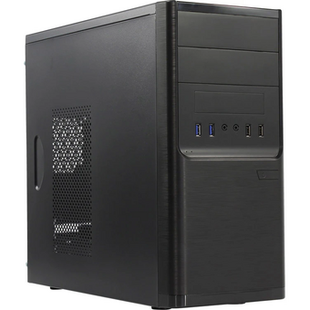  Корпус Powerman ES701 (6198910) Black PM-600ATX-F MiniTower U2*2+U3*2+A(HD) mATX 