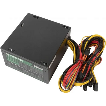  Блок питания Filum VX Plus 600 600W ATX (20/24+4 SATA+3 PATA+6/2x8 pin, вентилятор d120мм) 