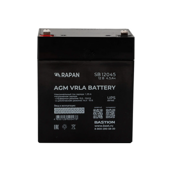  Батарея для ИБП Бастион Rapan SB 12045 12В 4.5Ач 
