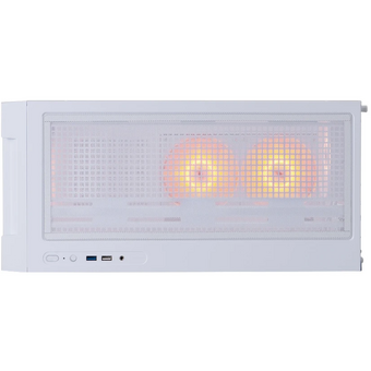  Корпус 1STPLAYER AU6 ARGB White (AU6-WH-2FA7-14-W-2FA7R-W-1FA7-W) / mATX / 2x140mm 3x120mm ARGB fans 