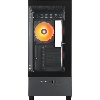  Корпус CHIEFTEC Vista GT-01B-OP, TG (aquarium), 3x120mm ARGB Fan, mini-ITX, mATX, ATX, черный 