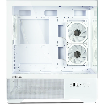  Корпус ZALMAN Chronix V2, ATX, White, Window, 1xCombo (3.5’’ or 2.5’’), 1x3.5’’HDD, 2x2.5’’SSD, 1xUSB2.0, 1xUSB3.0, 1xUSB Type-C, Side 2x120mm ARGB 