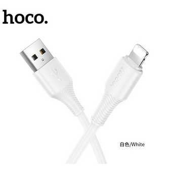  Дата-кабель HOCO X120 Beneficio charging data cable IP (packaged) White 