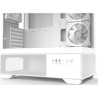  Корпус ZALMAN Chronix V2, ATX, White, Window, 1xCombo (3.5’’ or 2.5’’), 1x3.5’’HDD, 2x2.5’’SSD, 1xUSB2.0, 1xUSB3.0, 1xUSB Type-C, Side 2x120mm ARGB 