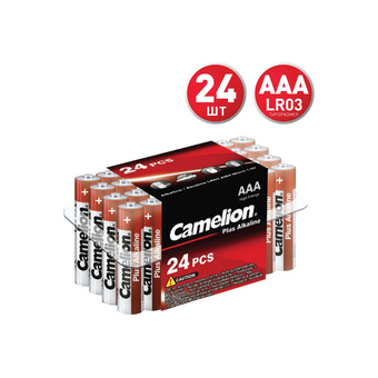  Батарейка AAA Camelion LR03-24Box Plus Alkaline (7615) 