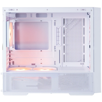  Корпус 1STPLAYER AU6 ARGB White (AU6-WH-2FA7-14-W-2FA7R-W-1FA7-W) / mATX / 2x140mm 3x120mm ARGB fans 