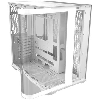  Корпус RAIJINTEK CO LTD Atreus BT7 (0R20B00256), без БП, Midi-Tower, TG, 7x120mm ARGB, 2xUSB-A 3.0 + 1xUSB Type-C , E-ATX, ATX, mITX White 