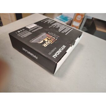  УЦ Плеер DVD Hyundai H-DVD120 черный ПДУ (плохая упаковка, замена шлейфа дисковода) 